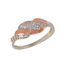 Серебряное кольцо Мелодия