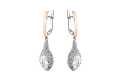 Серебряные серьги Бархат
