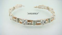 Срібний браслет Анетта, 18 см
