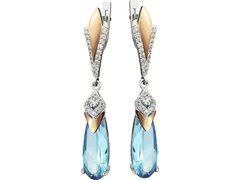 Серебряные серьги Сабрина